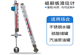 顶装式磁翻板液位计