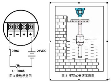 防腐浮球式液位计接线图